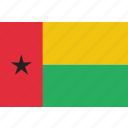bissau, country, flag, guinea, national