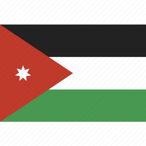 Country, flag, jordan, national icon - Download on Iconfinder