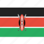 country, flag, kenya, kenyan, national 