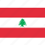 country, flag, lebanese, lebanon, national 