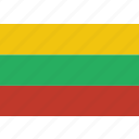 country, flag, lithuania, lithuanian, national