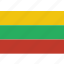 country, flag, lithuania, lithuanian, national 