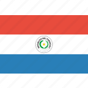 country, flag, national, paraguay