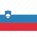 country, flag, national, slovenia, slovenian