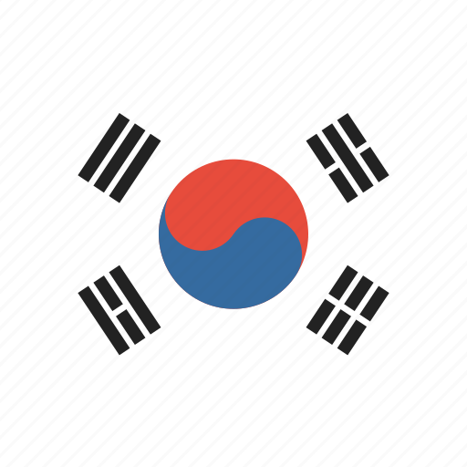 Country, flag, korea, korean, national, south icon - Download on Iconfinder
