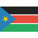 country, flag, national, south, sudan