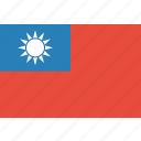 country, flag, national, taiwan