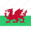 country, flag, national, wales 