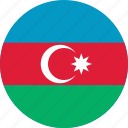 azerbaijan, flag
