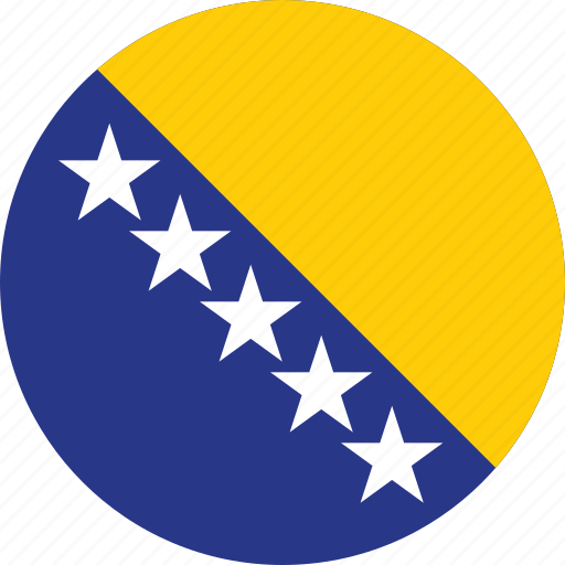 Bosnia, herzegovina, flag, and icon - Download on Iconfinder