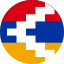 karabakh, nagorno, flag 
