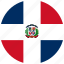 dominican, republic, flag 
