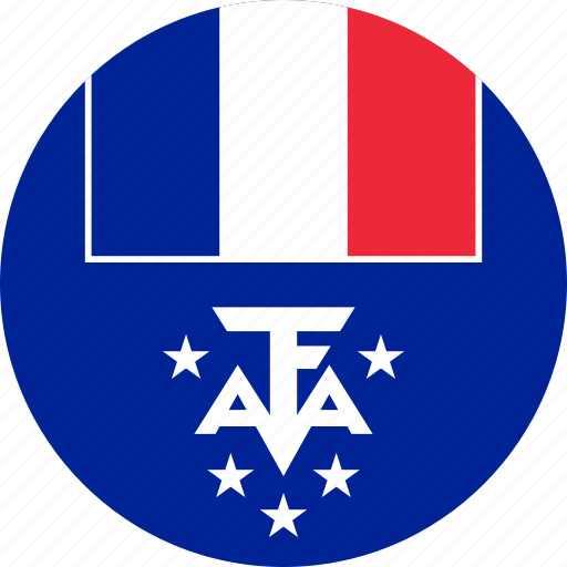 Antarctic, french, lands, southern, and icon - Download on Iconfinder