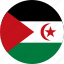 arab, sahrawi, flag 