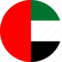 arab, emirates, united, uae, flag