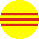 south, vietnam, flag
