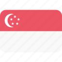 asia, asian, flag, flags, singapore