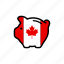 country, flag, world, nation, piggy bank, money, saving, canada, canadian 