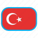 world, flag, national, country, flags, turkey