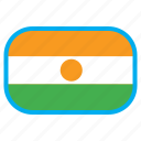niger, world, flag, national, country, flags