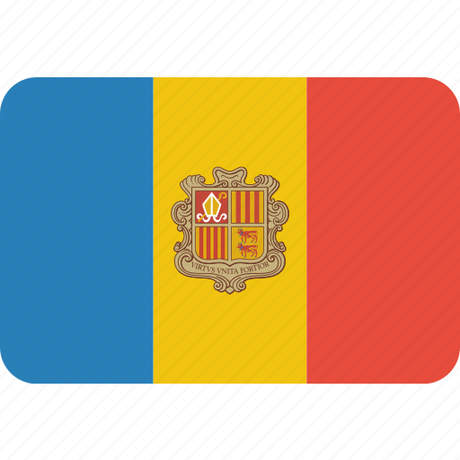 Andorra, country, flag, national icon - Download on Iconfinder