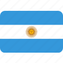 Argentina, argentinian, country, flag, national