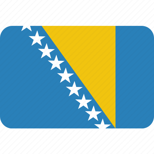 Bosnia, country, flag, herzegovina, national icon - Download on Iconfinder