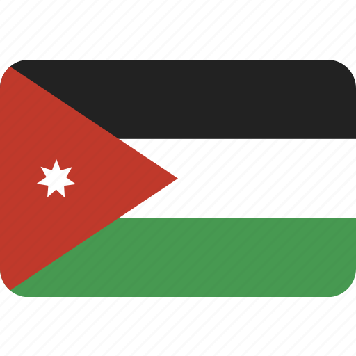 Country, flag, jordan, national icon - Download on Iconfinder