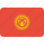 country, flag, kyrgyzstan, national 