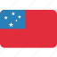 country, flag, national, samoa 