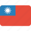 country, flag, national, taiwan 