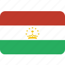 country, flag, national, tajikistan, tajikistani
