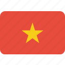 country, flag, national, vietnam, vietnamese