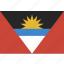 barbuda, flag, antigua, and 