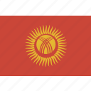 flag, kyrgyzstan