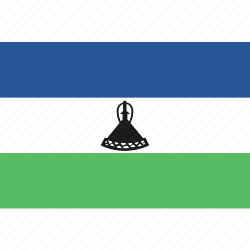 Lesotho, flag icon - Download on Iconfinder on Iconfinder