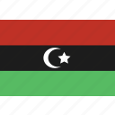 flag, libya