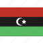 flag, libya 