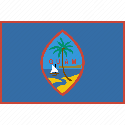 Country, flag, guam, nation, rectangle icon - Download on Iconfinder