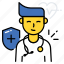 hospital, protection, doctor, magnifying, checkup 