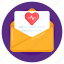 healthcare mail, heart mail, email, letter, heart letter 