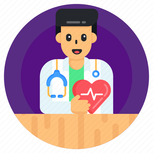 Heart specialist, cardiologist, heart doctor, physician, medical specialist icon - Download on Iconfinder