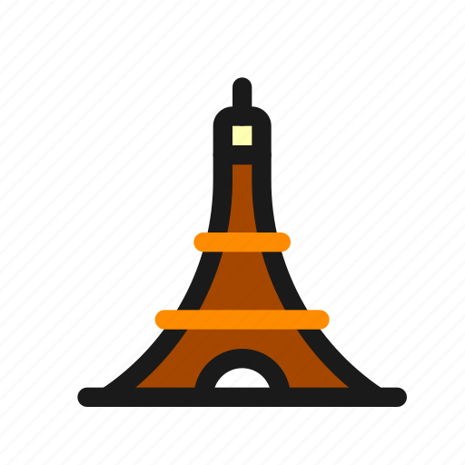Eiffel, tower, paris, french, historical, landmark, culture icon - Download on Iconfinder