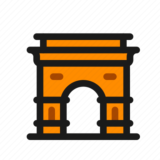 India, gate, landmark, new, delhi, rajpath, memorial icon - Download on Iconfinder