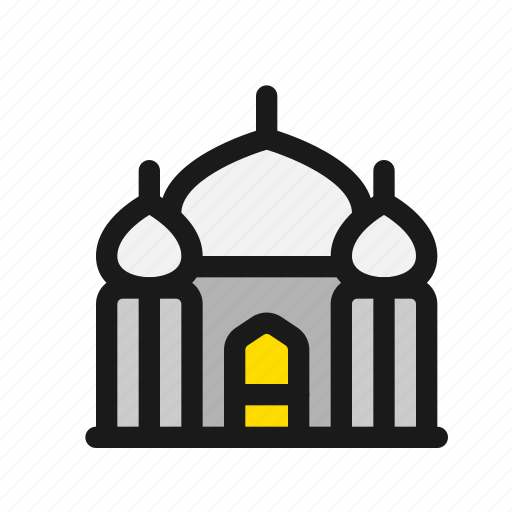 Taj, mahal, india, tomb, mausoleum, monument, building icon - Download on Iconfinder