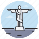 christ the redeemer, jesus, brazil, landmark, tourism