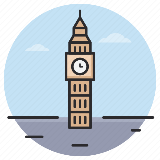 Big ben, building, england, landmark icon - Download on Iconfinder