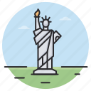 statue, liberty, america, united states