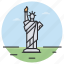 statue, liberty, america, united states 