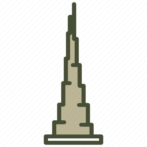 Burj, dubai, high, highest, landmark, saudi arabia icon - Download on Iconfinder